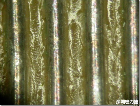 经过168小时的高温高湿环境实验后，此锡膏的SIR最低还可达到150,000,000 ohms，取LOG10为108.176，此锡膏的SIR虽然比较低，但是吃锡状况明显好很多，只是助焊剂明显残留