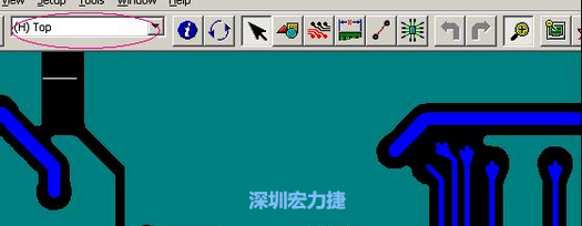 如果图形像下图一样无法显示钻孔，只须图（186）将红色圈住的活动层改为当前显示层即可。