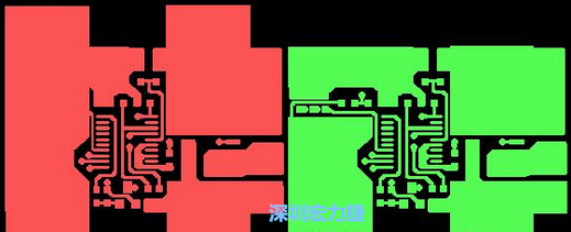 此操作可使文件中大部分的焊盘输出后仍为焊盘，不会成为线性焊盘，并且不会产生像下图一样的短路情况