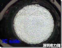红墨水染红测试分析-IC面，允收