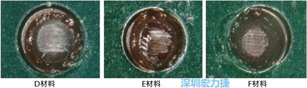 图14- 冷球拉力试验后，光学显微镜下的失效模式