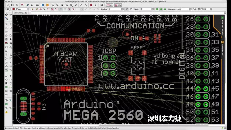 CadSoft EAGLE是一款专业的印刷电路板(PCB)设计软件，低成本、便于使用、功能强大。